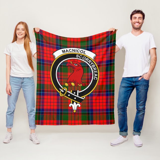 Klan MacNicol Tartan Play Fleecefilt (På plats)