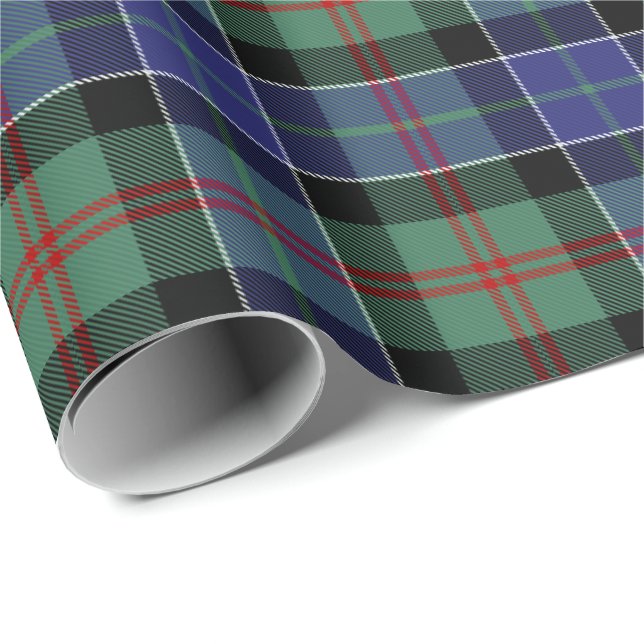Klan MacPhedran Tartan Presentpapper (Rullad Hörn)