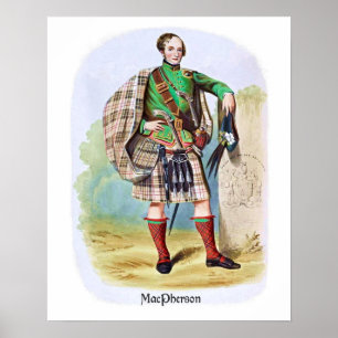 Klan MacPherson av R. R. McIan Poster