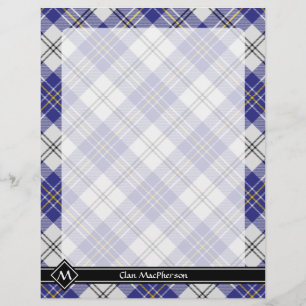 Klan MacPherson Blue Dress Tartan Flyer