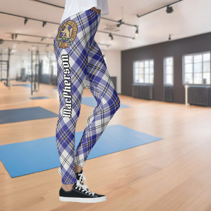 Klan MacPherson Blue Dress Tartan Leggings