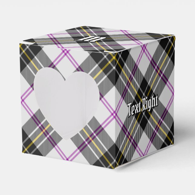 Klan MacPherson Dress Tartan Favor Box Presentaskar (Framsidan Sidan)