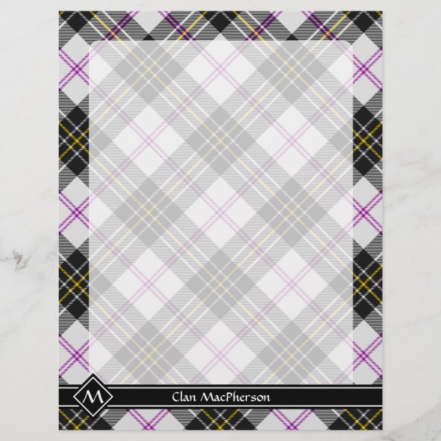 Klan MacPherson Dress Tartan Flyer (Framsidan)