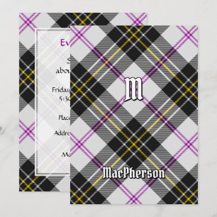 Klan MacPherson Dress Tartan-inbjudan Inbjudningar