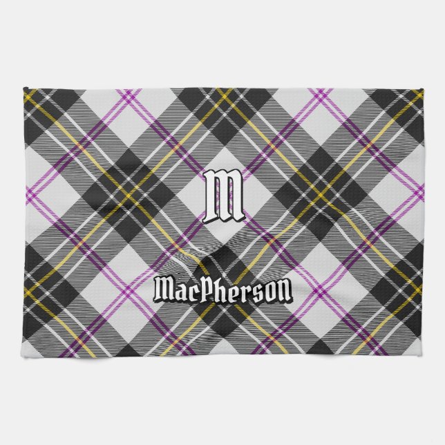 Klan MacPherson Dress Tartan Kitchen Towel Kökshandduk (Horisontell)