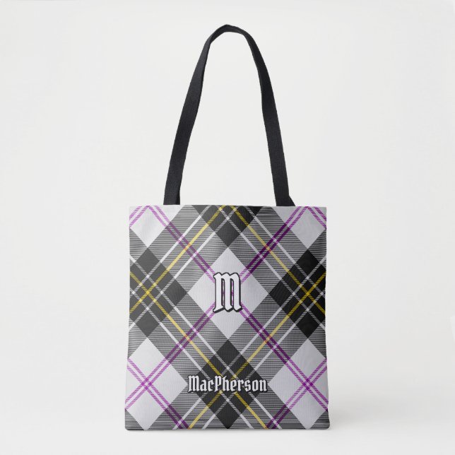 Klan MacPherson Dress Tartan Tote Bag Tygkasse (Framsida)