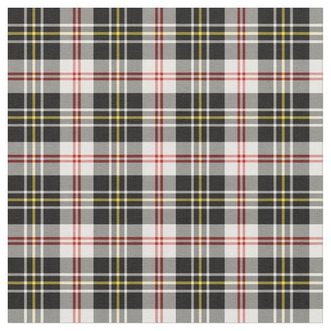 Klan MacPherson Dress Tartan Tyg (Närbild)
