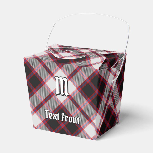 Klan MacPherson Hunting Tartan Favor Box Presentaskar (Framsidan Sidan)
