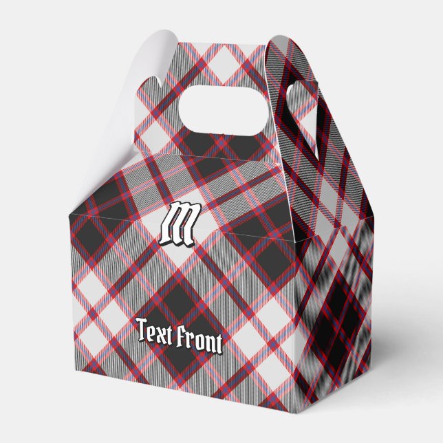 Klan MacPherson Hunting Tartan Favor Box Presentaskar (Framsidan Sidan)