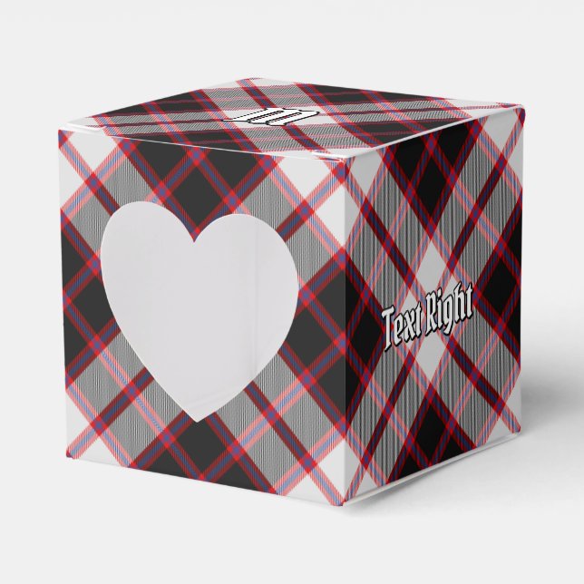 Klan MacPherson Hunting Tartan Favor Box Presentaskar (Framsidan Sidan)