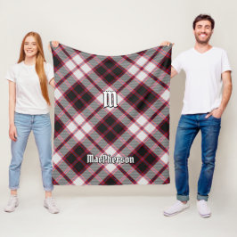 Klan MacPherson Hunting Tartan Fleece Blanket