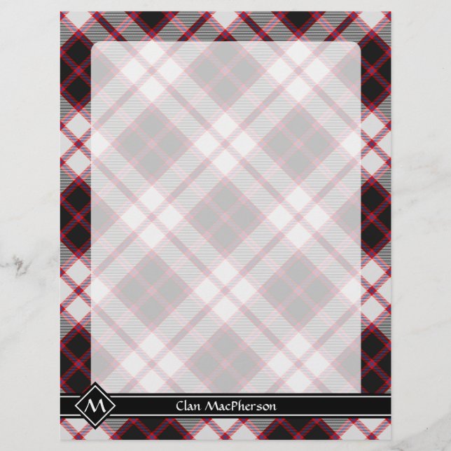 Klan MacPherson Hunting Tartan Flyer (Framsidan)