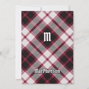 Klan MacPherson Hunting Tartan-inbjudan Inbjudningar