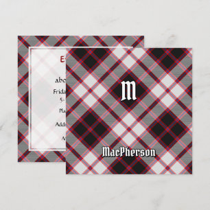 Klan MacPherson Hunting Tartan Inbjudningar