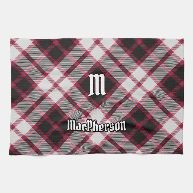 Klan MacPherson Hunting Tartan Kitchen Towel Kökshandduk (Horisontell)