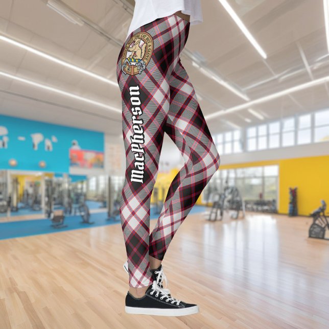 Klan MacPherson Hunting Tartan Leggings (Skapare uppladdad)