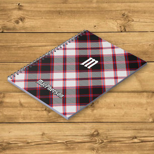Klan MacPherson Hunting Tartan Notebook Anteckningsbok