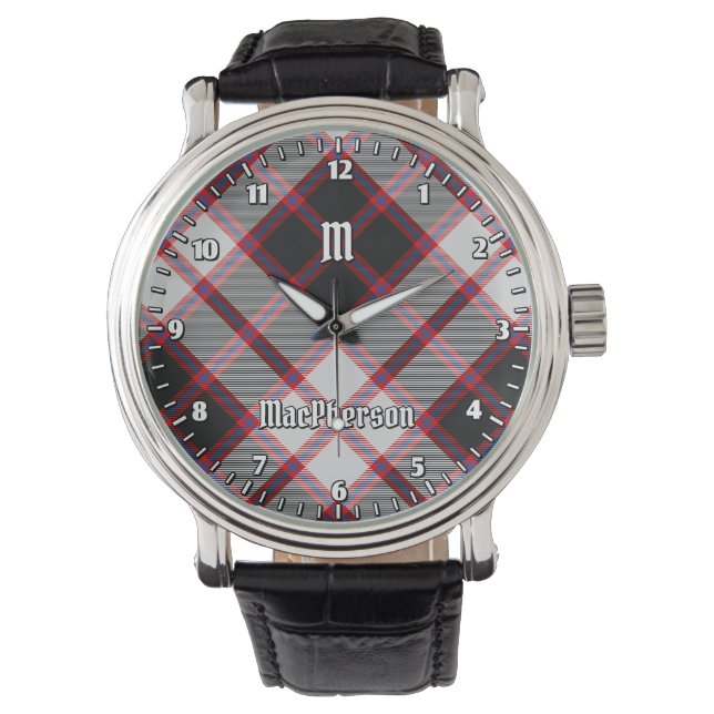Klan MacPherson Hunting Tartan Watch Armbandsur (Framsida)