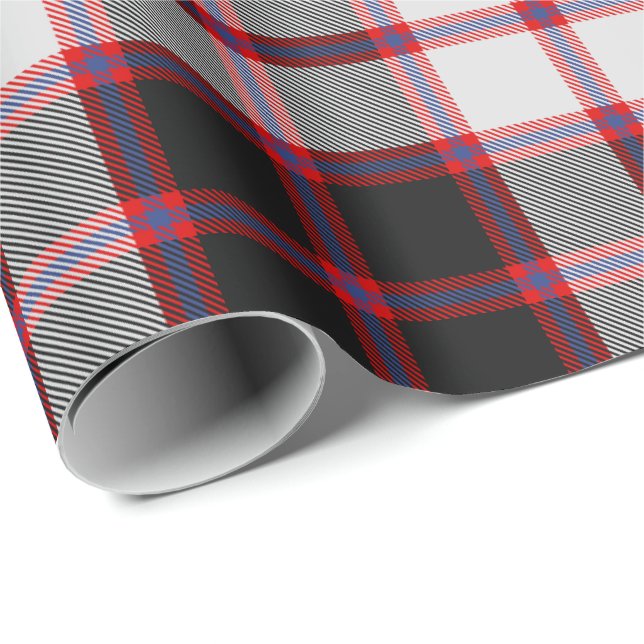Klan MacPherson Hunting Tartan Wrapping Papper Presentpapper (Rullad Hörn)