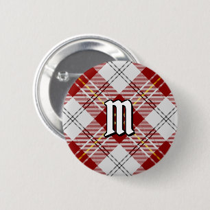 Klan MacPherson Red Dress Tartan Button Knapp