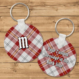 Klan MacPherson Red Dress Tartan Keychain Nyckelring