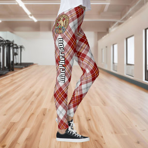 Klan MacPherson Red Dress Tartan Leggings