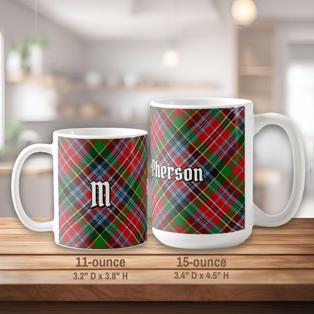 Klan MacPherson Tartan Coffee Mugg (Skapare uppladdad)