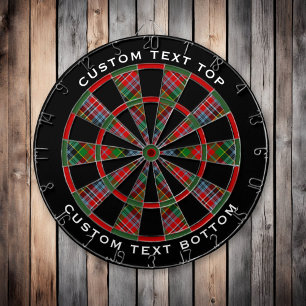 Klan MacPherson Tartan Dart Board Darttavla