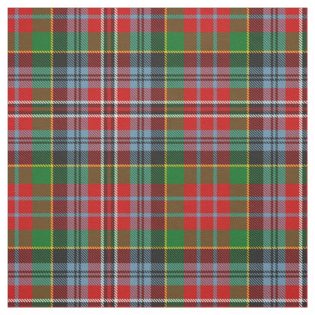 Klan MacPherson Tartan Fabric Tyg (Provkarta)