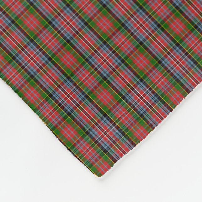 Klan MacPherson Tartan Fleecefilt (Hörn)