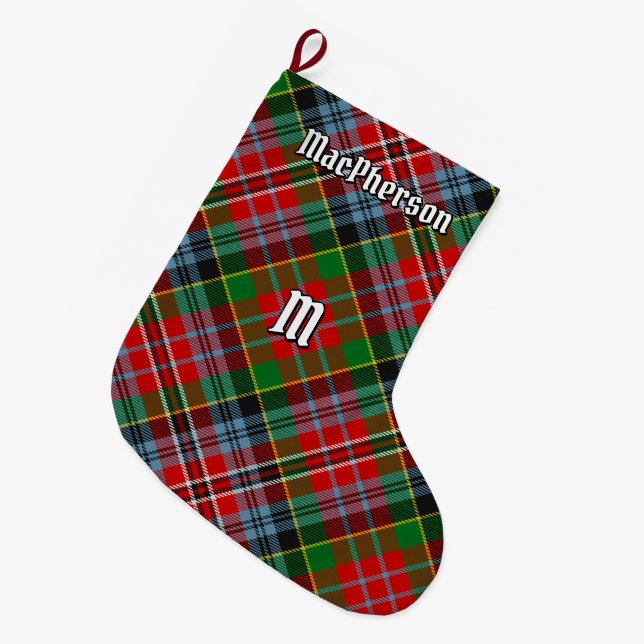 Klan MacPherson Tartan-julklapp Stor Julstrumpa (Framsidan (Hängande))