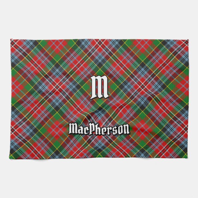 Klan MacPherson Tartan Kitchen Towel Kökshandduk (Horisontell)