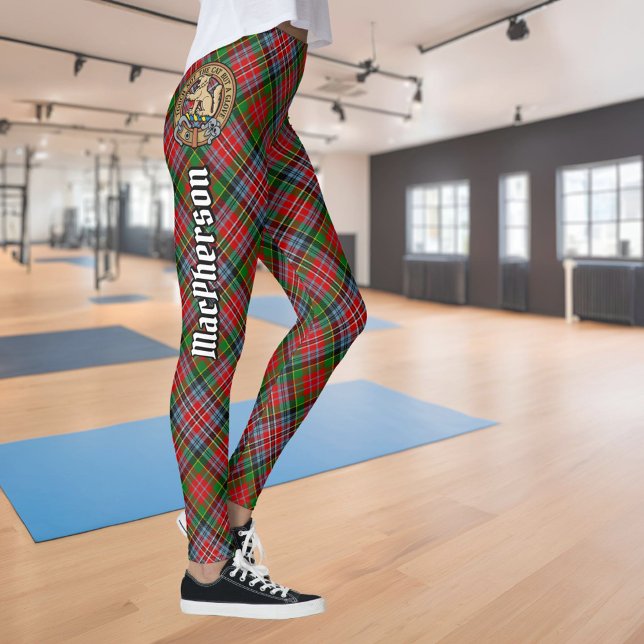 Klan MacPherson Tartan Leggings (Skapare uppladdad)