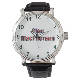 Klan MacPherson Tartan Logotyp Armbandsur