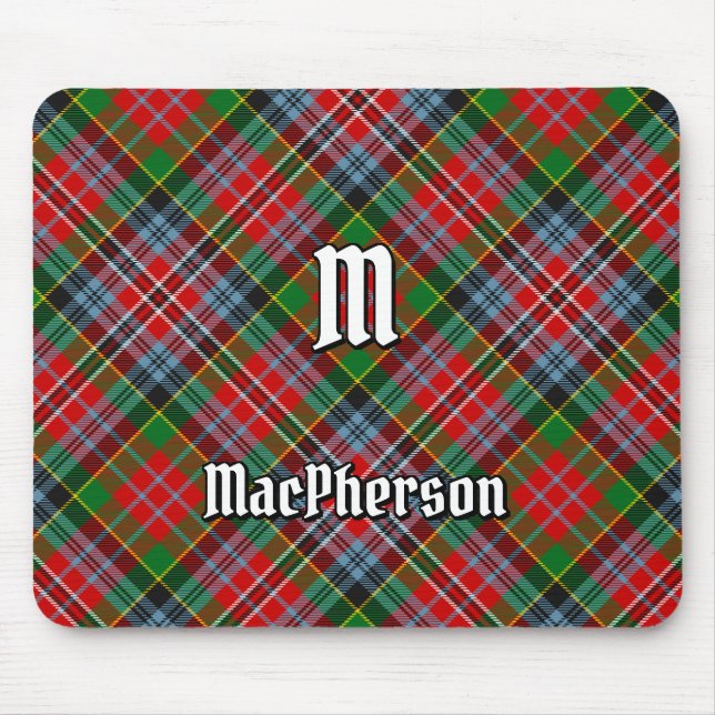 Klan MacPherson Tartan Mouse Pad Musmatta (Framsidan)