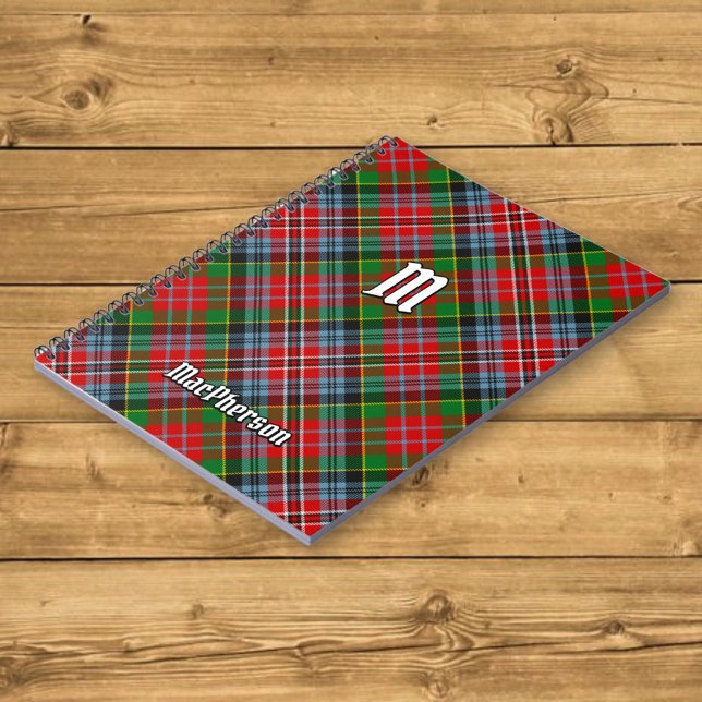 Klan MacPherson Tartan Notebook Anteckningsbok (Skapare uppladdad)