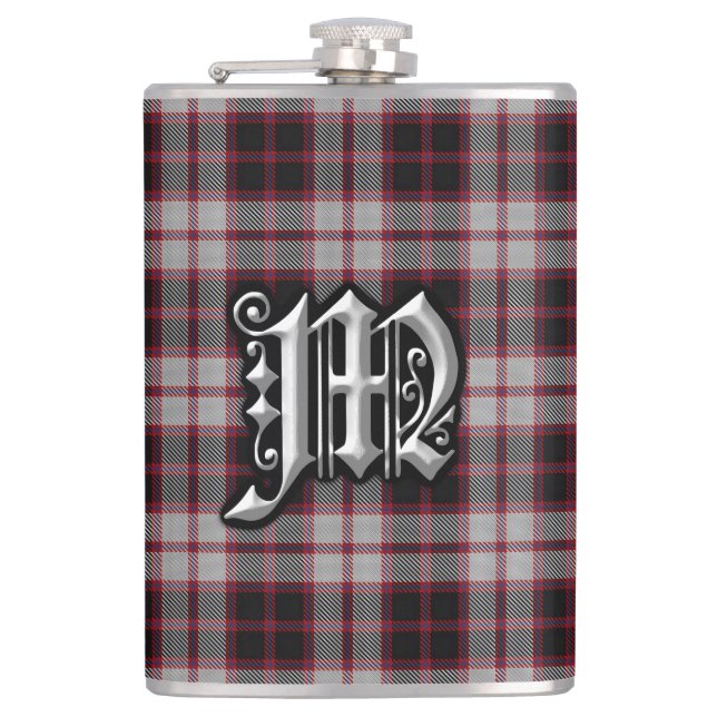 Klan MacPherson Tartan Old Scotland-kolv Fickplunta (Framsidan)