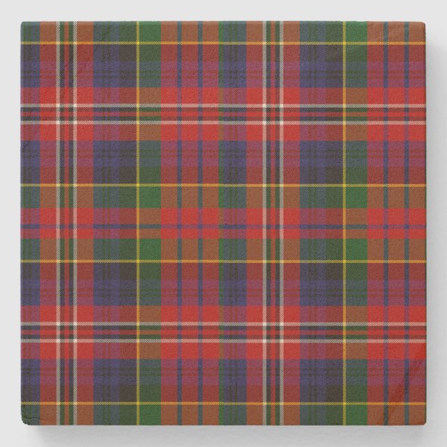 Klan MacPherson Tartan Play Stone Underlägg (Framsidan)