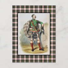 Klan MacPherson Vintage Illustration Tartan Ram
