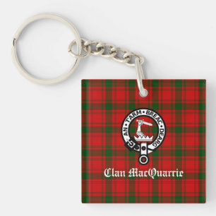 Klan MacQuarrie Tartan och Vapensköld
