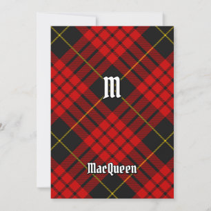 Klan MacQueen Tartan Inbjudningar