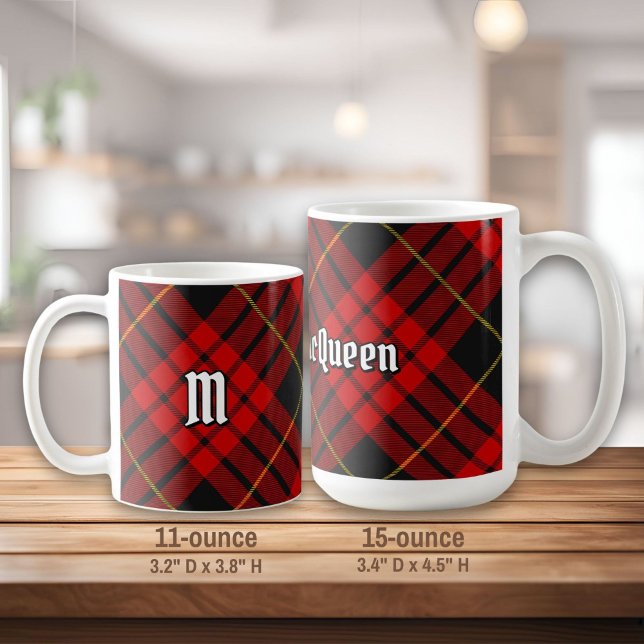 Klan MacQueen Tartan Kaffemugg (Skapare uppladdad)