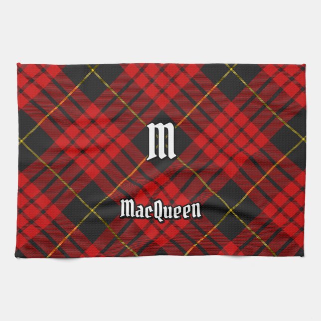 Klan MacQueen Tartan Kökshandduk (Horisontell)