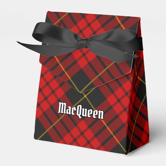 Klan MacQueen Tartan Presentaskar (Framsidan Sidan)