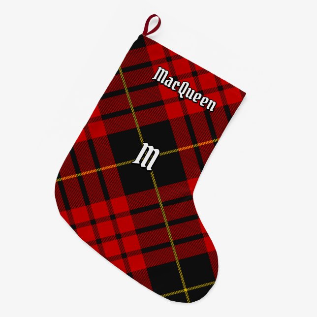 Klan MacQueen Tartan Stor Julstrumpa (Framsidan (Hängande))