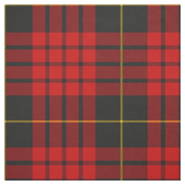 Klan MacQueen Tartan Tyg (Provkarta)
