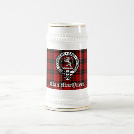 Klan MacQueen Vapensköld Badge & Tartan Sejdel