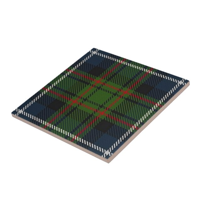 Klan MacRae Scottish Expression Tartan Kakelplatta (Sidan)
