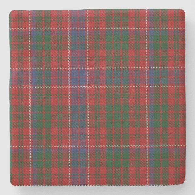 Klan MacRae Tartan Play Stone Underlägg Sten (Framsidan)