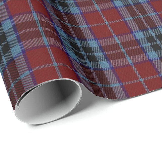 Klan MacTavish Scottish Tartan Presentpapper (Rullad Hörn)